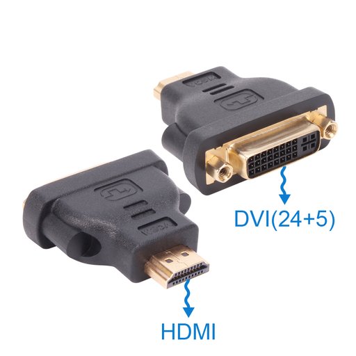 محول VCOM من HDMI ذكر إلى DVI 24+5 أنثى VCOM HDMI Male to DVI 24+5 Female Adapter