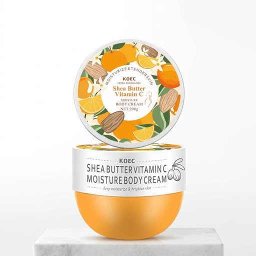 كريم الجسم المرطب بزبدة الشيا وفيتامين C koec Shea Butter Vitamin C Moisture Body Cream