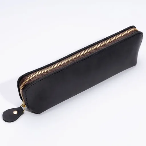 محفظة اقلام جلد طبيعي Natural Leather pencil case