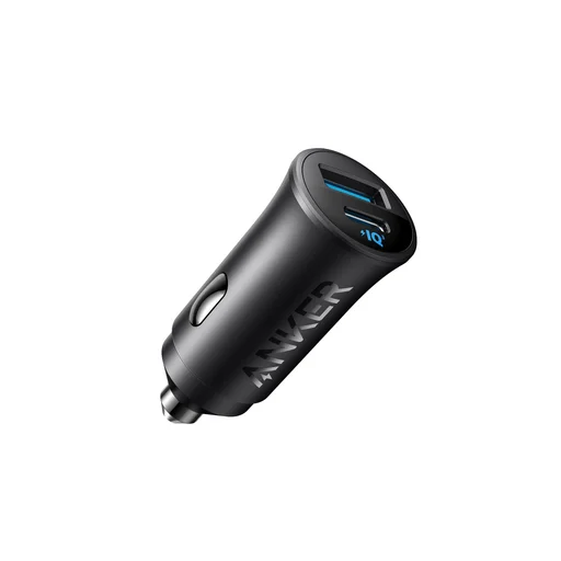 انكر - شاحن سيارة يحتوي منفذين بقوة شحن 30 واط - اسود Anker Car Charger 30W 2-Ports Black