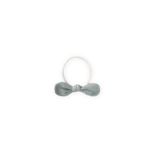 باندانا شعر أطفال بشريط رفيع - أخضر نعناعي Baby Hair Bandana with Thin Ribbon - Mint Green