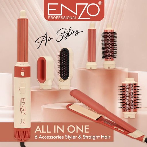 سيت تصفيف الشعر 6 Accessories Styler & Straight Hair
