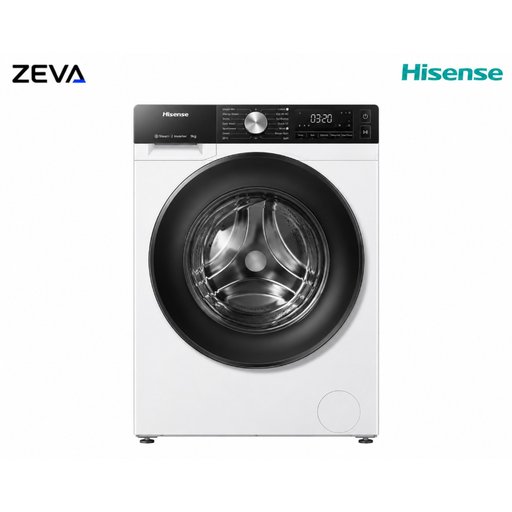 غسالة هايسنس 12 كغم بفتحة أمامية مع تقنية الغسيل بالبخار وPureJet Hisense 12kg Front Load Washing Machine with Steam Wash and PureJet Technology