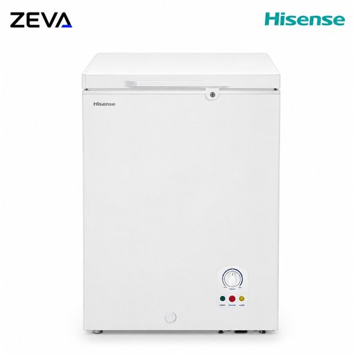 مجمدة هايسنس أفقية 5 قدم بسعة 100 لتر مع تبريد سريع وإضاءة داخلية Hisense 5ft 100L Chest Freezer with Fast Chill and Interior Lighting