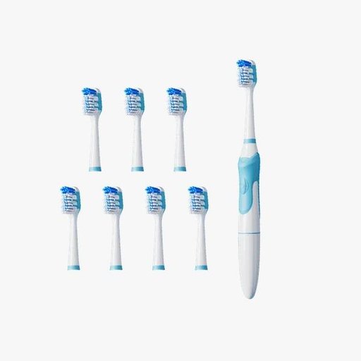 فرشاة أسنان كهربائية Oraimo SoniCare مع 8 رؤوس فرشاة – أبيض Oraimo SoniCare Electric Toothbrush with 8 Brush Heads – White
