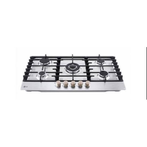 طباخ الجي منضدي خمس مشاعل ستيل Cooker LG