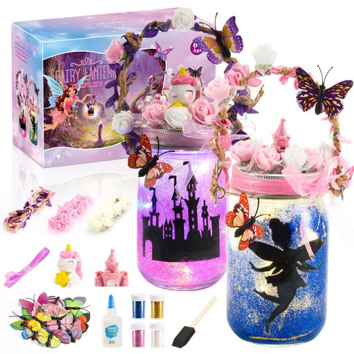 مجموعة صنع فانوس الجنية كوكير للبنات والأطفال Cokir Fairy Lantern Making Kit for Girls and Kids