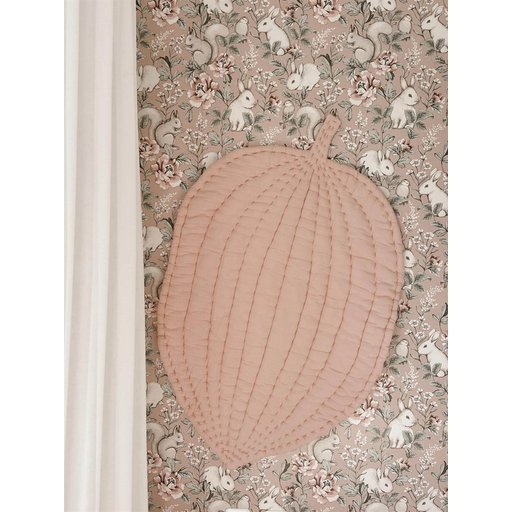 Müslin Leaf Baby Play Mat, Pink