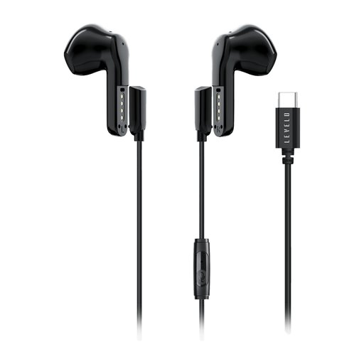 سماعات أذن Levelo SoundFlex اللاسلكية والسلكية 2 في 1 Levelo SoundFlex TWS&wIRED Earphone 2 in 1