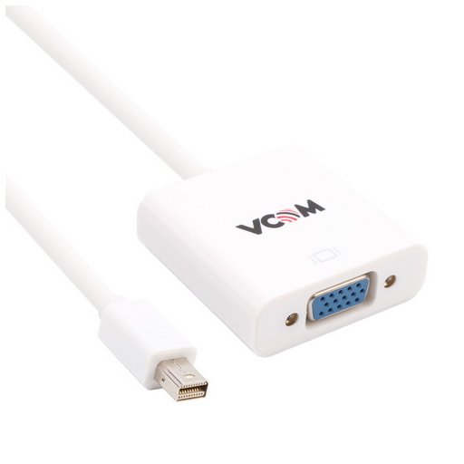 محول VCOM Mini DisplayPort ذكر إلى VGA أنثى بطول 15 سم VCOM Mini DisplayPort Male to VGA Female Adapter 0.15M