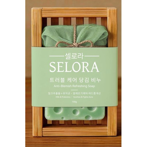 صابون سيلورا الكوري  مكافحة حب الشباب Anti-Acne Firming Soap