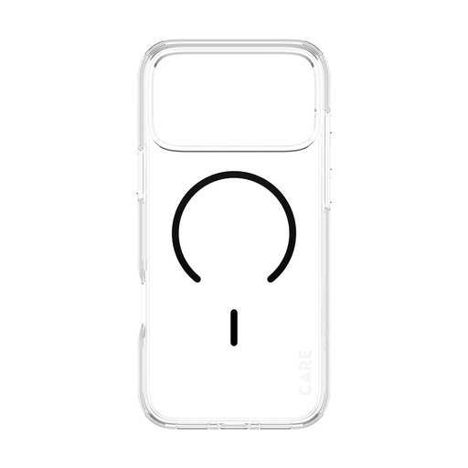 كفر فاخر شفاف Urban Explorer مع حلقة MagSafe سوداء للايفون 17 برو ماكس CARE by PanzerGlass® Flagship Case Transparent Urban Explorer w. Black MagSafe iPhone 17 Pro Max