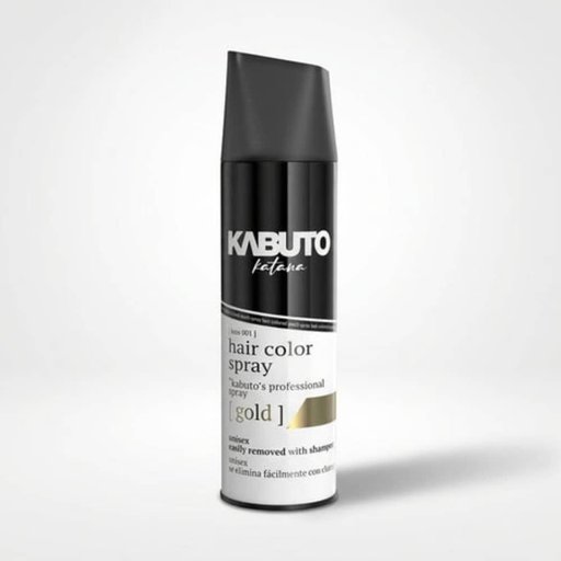 بخاخ صبغ الشعر كابوتو Kabuto بحجم 150ml – ذهبي Kabuto Hair color Spray - 150ml - Gold