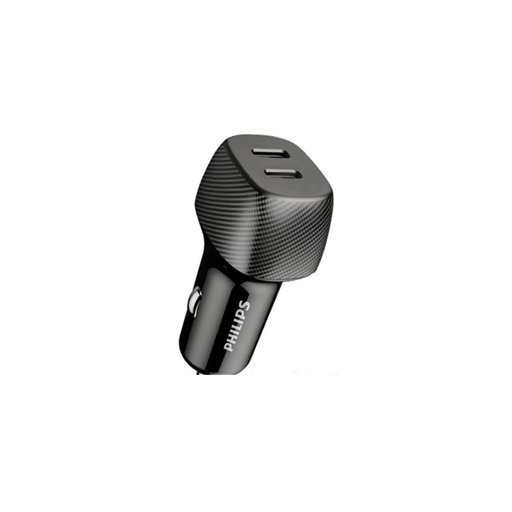 فيلبس DLP5522C/00 شاحن سيارة 60 واط Philips Car Charger DLP5522C/00 2USB-C PD Max 60W output