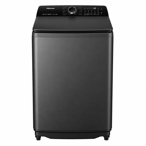غسالة هايسنس تحميل علوي 18 كغم إنفرتر – أسود Hisense 18KG Top Load Inverter Washing Machine – Black