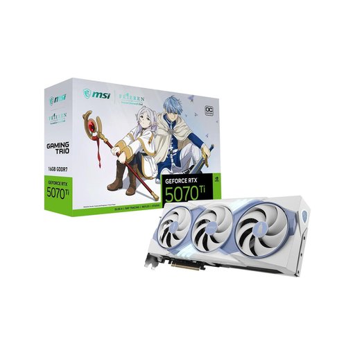 بطاقة MSI FRIEREN EDITION GeForce RTX 5070 Ti 16GB GDDR7 OC MSI FRIEREN EDITION GeForce RTX 5070 Ti 16GB GDDR7 OC