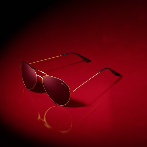 نظارات طلاء ذهب عيار 18-Aviator X 18 Gold Plated-Aviator X