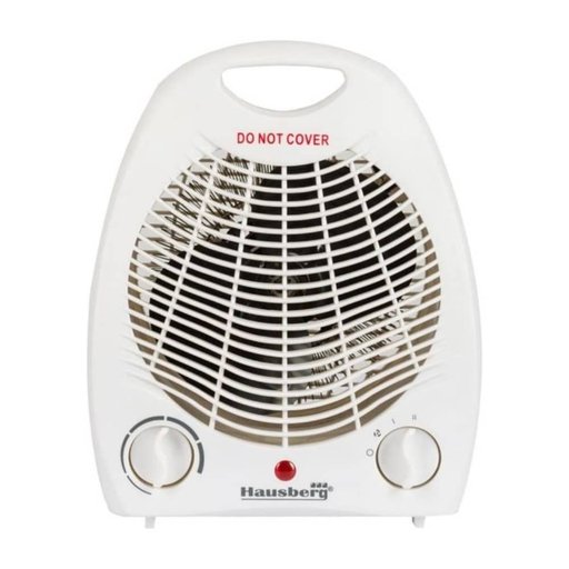 مدفأة هواء هاوسبيرغ Hausberg – أبيض HAUSBERG HB-8501AB Air Heater - White