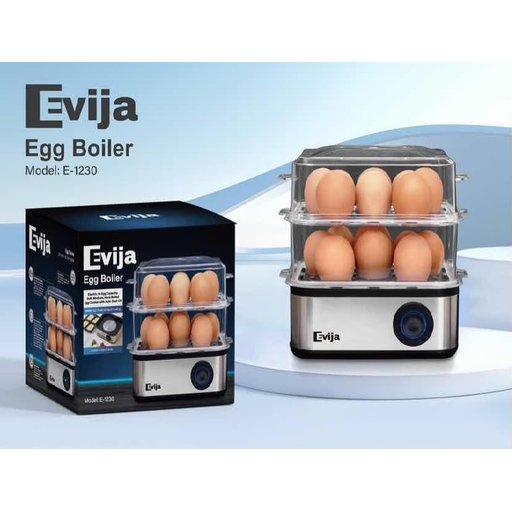 سلاقة بيض 16 بيضه ايفيجا \ EVIJA EVIJA Egg Cooker 16-EGG