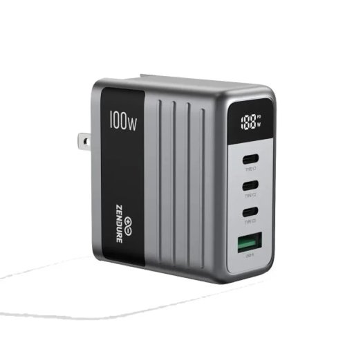 شاحن الجدار العالمي زنـدور باسبرت 3 قدرة 100 واط بتقنية GaN Zendure Passport III 100W GaN Global Travel Wall Charger