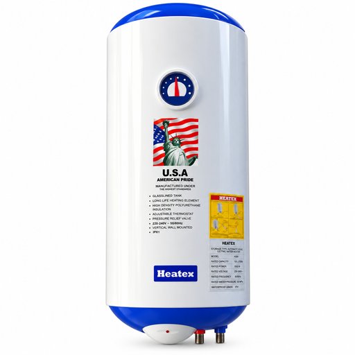 سخان ماء كهربائي هيتكس 120 لتر (30 غالون) – 3000 واط – H30V HeatEX H30V Electric Storage Water Heater 120L (30 Gallon) – 3000W