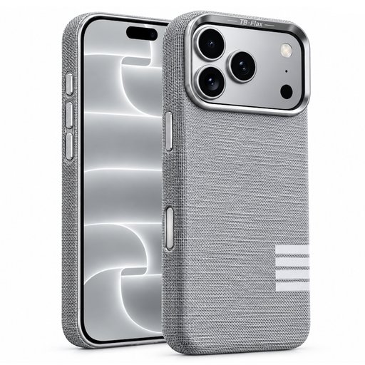 حافظة آيفون 18 برو ماكس من قماش اللينن مع ماك سيف iPhone 18 Pro Max Premium Linen Case with MagSafe