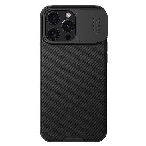 حافظة نيلكن CamShield Pro لـهاتف ايفون 16 برو ماكس - اسود Nillkin CamShield Pro Case for Apple iPhone 16 Pro Max - Black