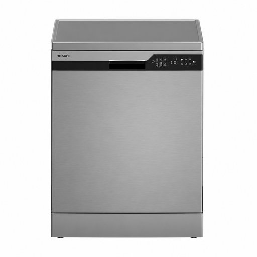 غسالة صحون هيتاشي قائمة بذاتها 14 طقم – فضي Hitachi 14 Place Settings Freestanding Dishwasher – Silver