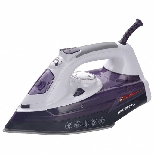 مكواة بخار كهربائية هاوسبيرج Hausberg – بنفسجي Hausberg HB-7813MV Electric Steam Iron - Purple