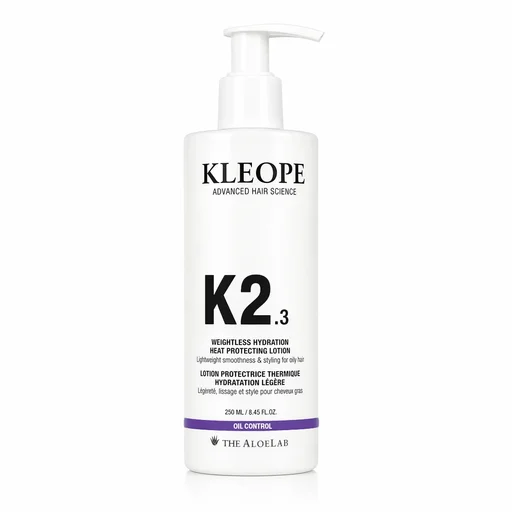 كليوب K2.3 لوشن الترطيب الخفيف وحماية الشعر من الحرارة للشعر الدهني KLEOPE K2.3 Weightless Hydration Heat Protecting Lotion