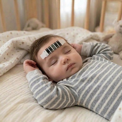 شريط معرفة درجة حرارة الطفل (5 قطع) Baby Forehead Thermometer Strips (5 Pcs)