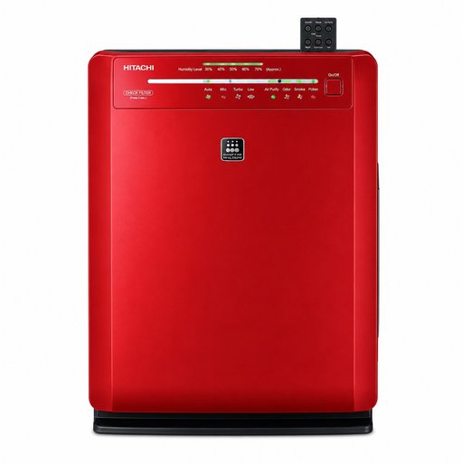 منقّي هواء هيتاشي مع وظيفة الترطيب – أحمر Hitachi Air Purifier with Humidifying Function – Red
