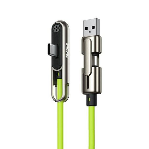 كيبل ويكوم WDC-81A للشحن السريع 2 في 1 بقدرة 240 واط مع حامل هاتف مدمج Wekome WDC-81A 240W 2-in-1 USB-A to USB-C Cable