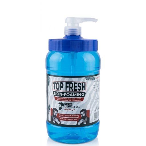 جل الحلاقة توب فريش 2000 مل TOP FRESH Clear Shaving Gel (Non-Foaming)