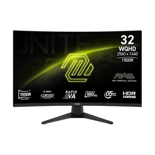 شاشة ألعاب MSI MAG 321CQF E18 منحنية مقاس 31.5 بوصة بدقة QHD ومعدل تحديث 180Hz MSI MAG 321CQF E18 31.5" WQHD 180Hz Curved Gaming Monitor