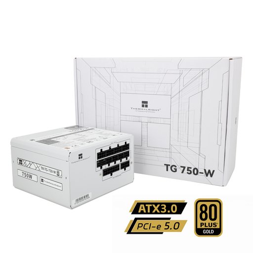 مزود طاقة Thermalright TG750-W 80 Plus Gold Full Modular White Thermalright TG750-W 80 Plus Gold Full Modular White