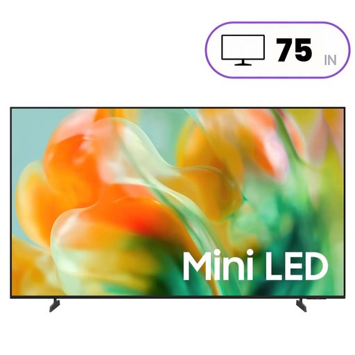 تلفزيون سامسونج Samsung بشاشة 75 بوصة بدقة 4K Ultra HD بتردد 144 Hz تلفاز ذكي Tizen Mini-LED – أسود Samsung M80H Television - 75 Inch - 4K Ultra HD - 144 Hz - Smart Tizen TV - Mini-LED - Black