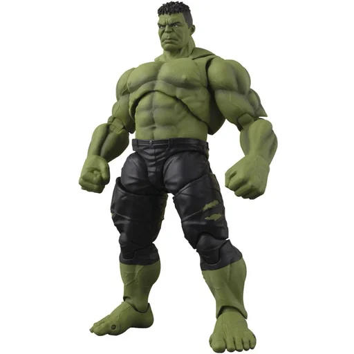 مجسم هالك من مارفل أفنجرز قابل للتحريك بتصميم قوي ومتين (21 سم) Marvel Avengers Incredible Hulk Heavy-Duty Articulated Action Figure (21cm)