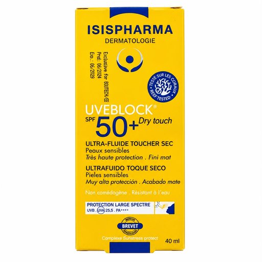 واقي شمس سائل من إيزيس فارما ISISPHARMA dry touch sunblock