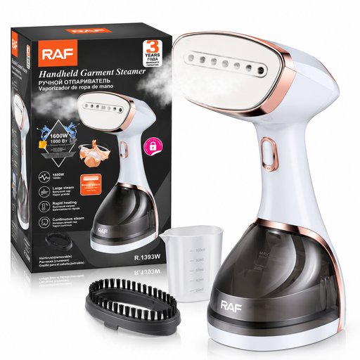مكواة بخار عمودية محمولة راف 1600 واط موديل R.1393W RAF Handheld Garment Steamer 1600W – R.1393W