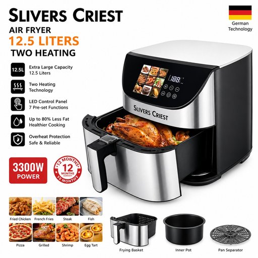 قلاية هوائية سعة 12.5 لتر Air Fryer  12.5L