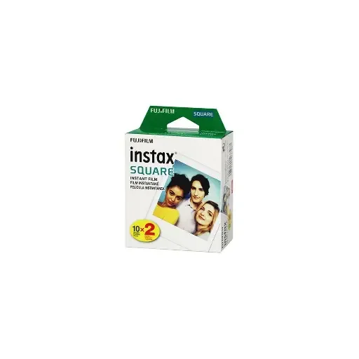 فوجي فيلم - فيلم إنستاكس سكوير (عبوتان / 20 لقطة) Fujifilm INSTAX Square Film (2 Packs / 20 Shots)