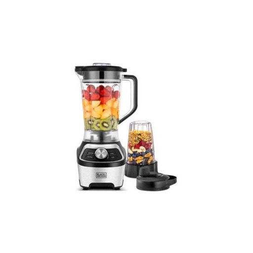 خلاط كهربائي عالي السرعة بلاك اند ديكر BXH1200-B5 BLACK+DECKER BXH1200-B5 High Speed Blender