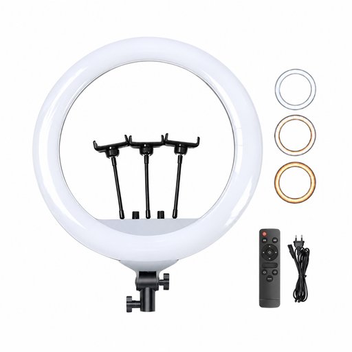 حلقة إضاءة بلوكاما R45 سوفت LED للتصوير بقطر 45 سم Plokama LIVE-R45 Soft Ring Light LED (450mm)