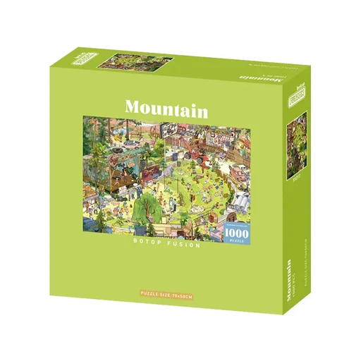 وحدة أحجية بازل بوتوب مكونة من 1000 قطعة - ماونتن Botop Puzzle 1000 pcs Mountain