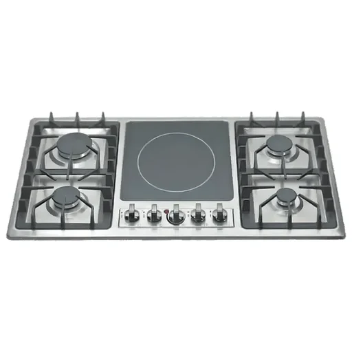 طباخ غاز وكهرباء بلت إن إمبليوم 5 عيون Embleme  Built-in Gas & Ceramic Hob