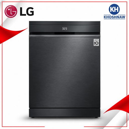 غسالة صحون إل جي 14 طقم بتقنيتي QuadWash وTrueSteam LG 14-Place Dishwasher with QuadWash & TrueSteam