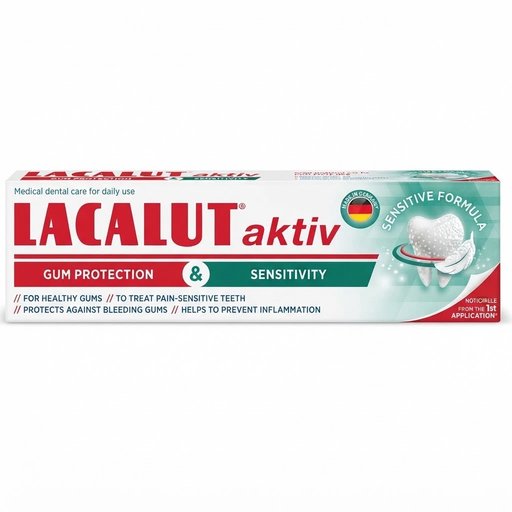 معجون أسنان لاكالوت اكتف Lacalut aktiv toothpaste