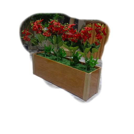 سندان  مستطيل بلاستك Wooden Planter Box