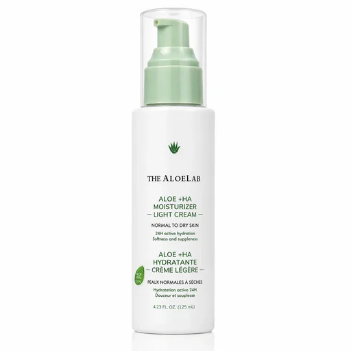 ذا ألو لاب كريم ترطيب الوجه الخفيف بالألوفيرا وحمض الهيالورونيك The AloeLab Aloe + HA Light Cream Moisturizer